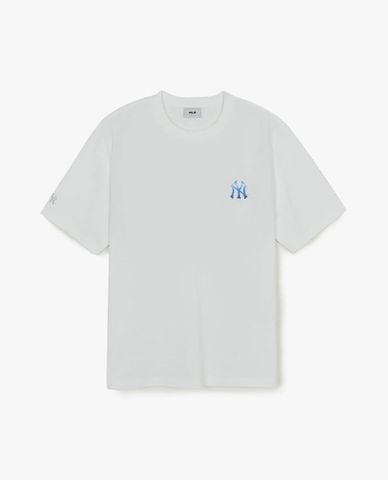  MLB - Áo thun unisex tay ngắn Basic Colorful Street Logo 