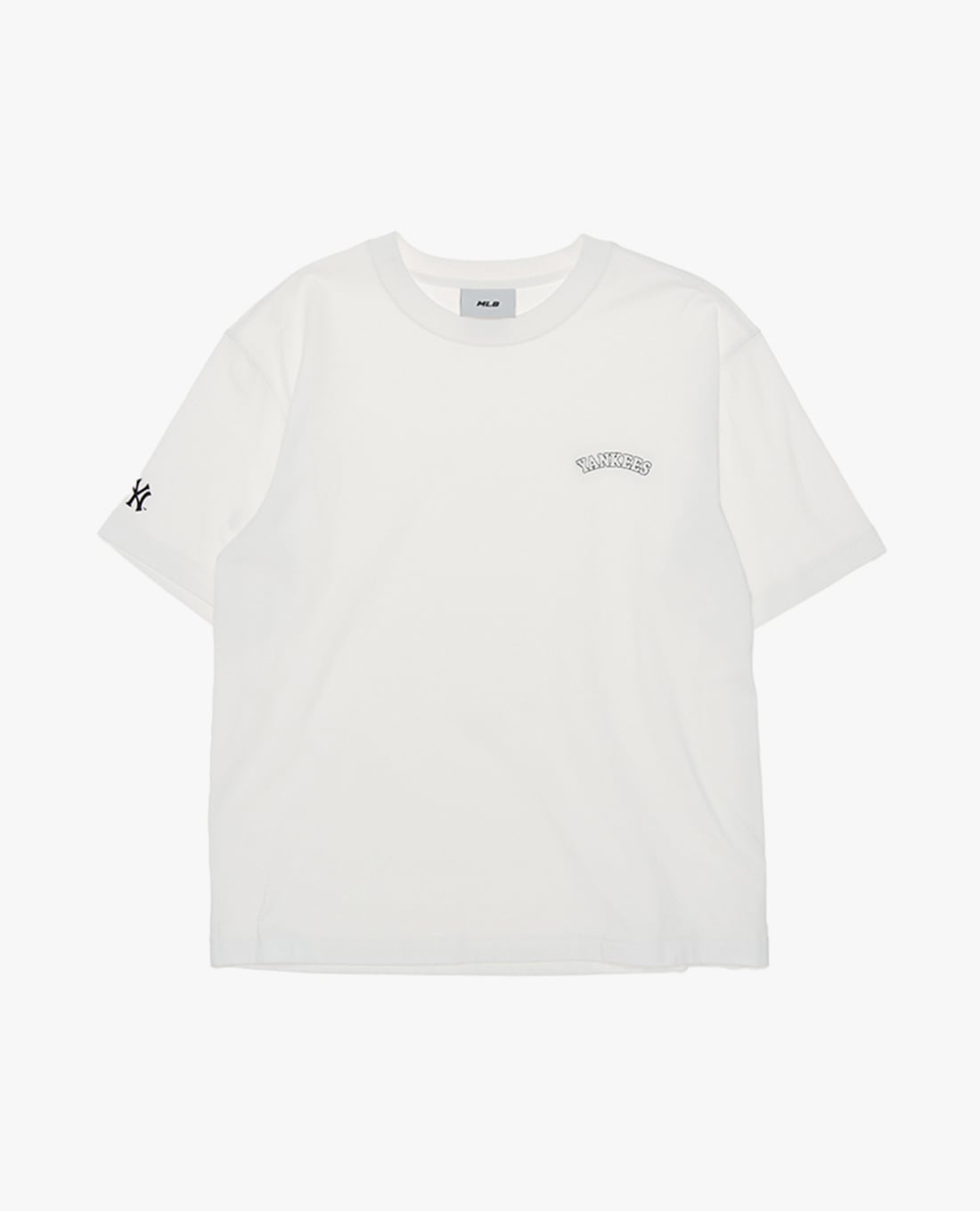 MLB - Áo thun unisex cổ tròn tay ngắn in logo