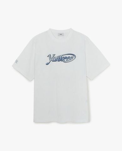  MLB - Áo thun unisex tay ngắn Basic Summer Street Logo 