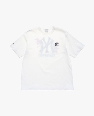  MLB - Áo thun unisex cổ tròn tay ngắn Big Logo 