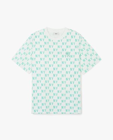  MLB - Áo thun unisex cổ tròn tay ngắn Classic Monogram Front Pattern 