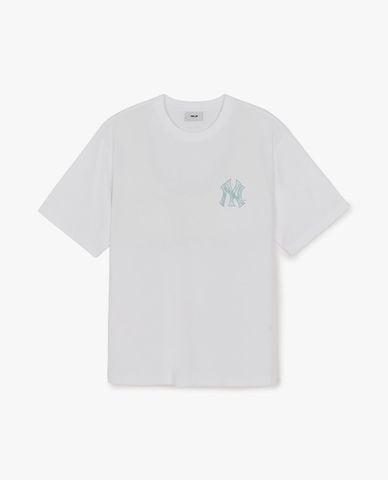  MLB - Áo thun unisex cổ tròn tay ngắn Star Glitter 