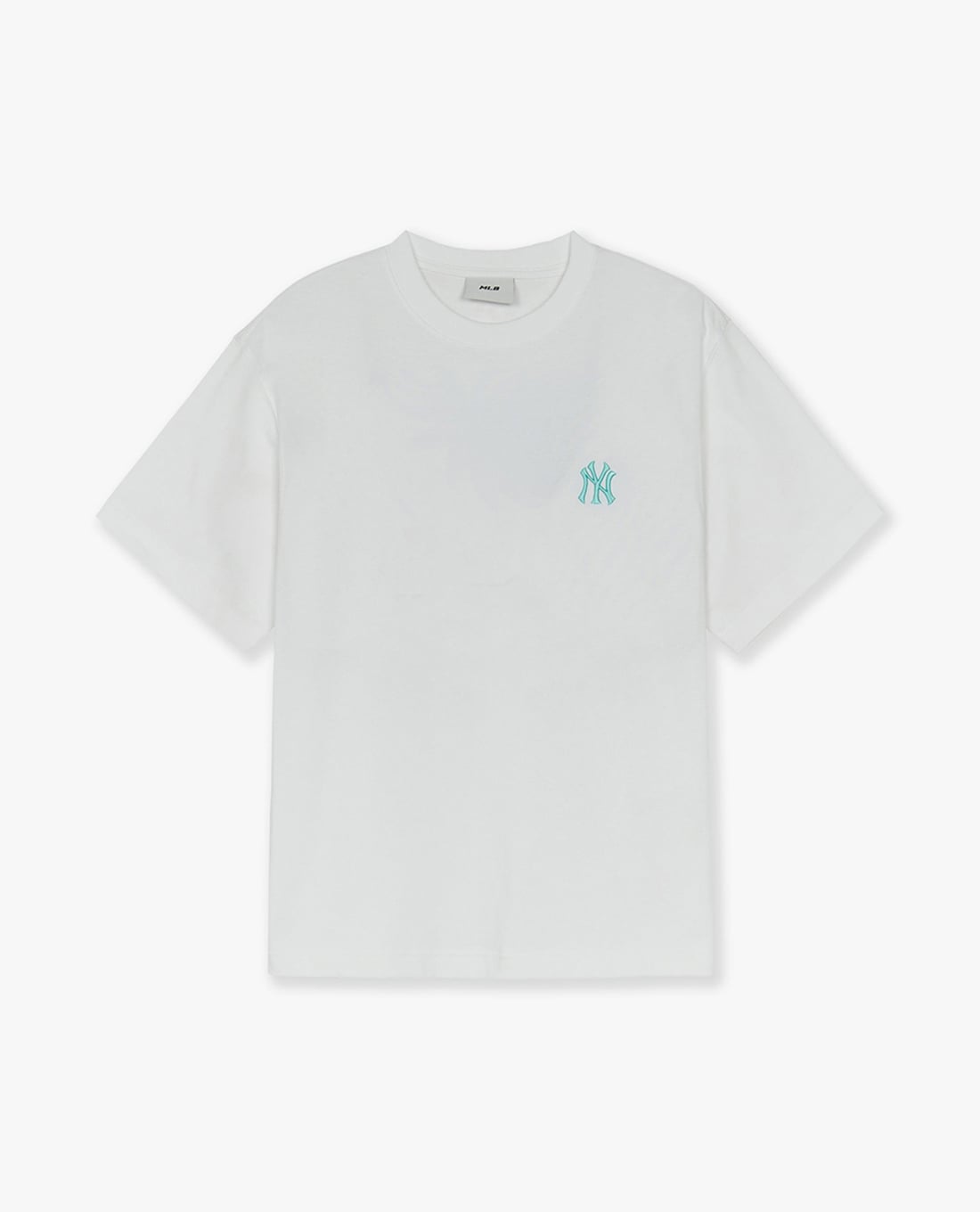 MLB - Áo thun unisex cổ tròn tay ngắn Varsity Cursive Over Fit