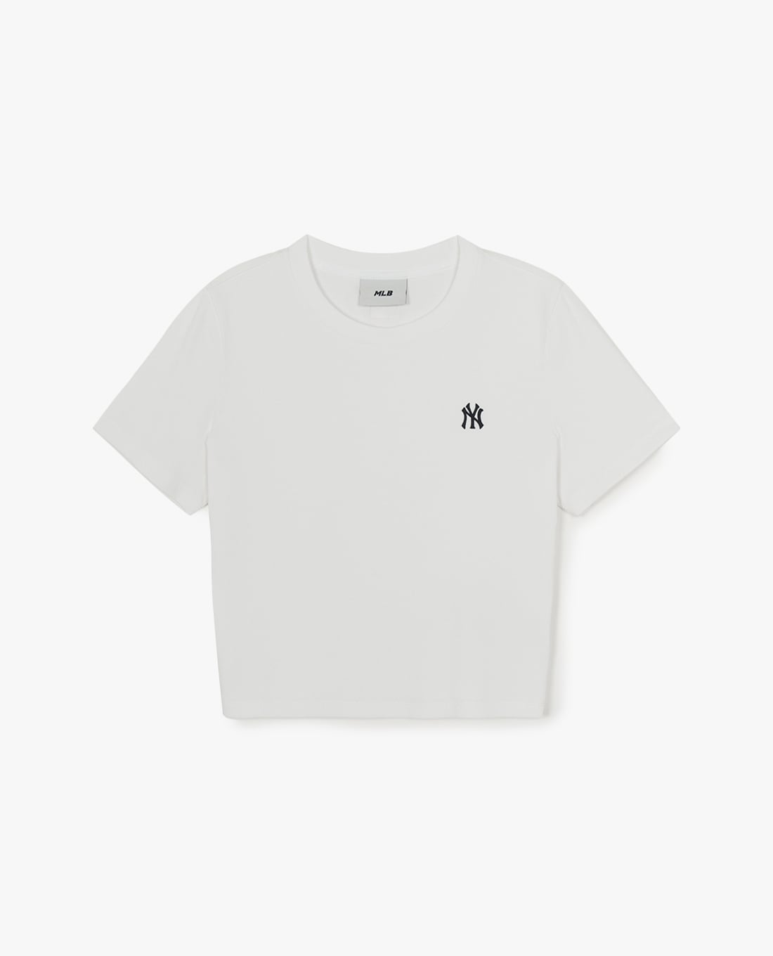 MLB - Áo croptop nữ cổ tròn tay ngắn Vintage