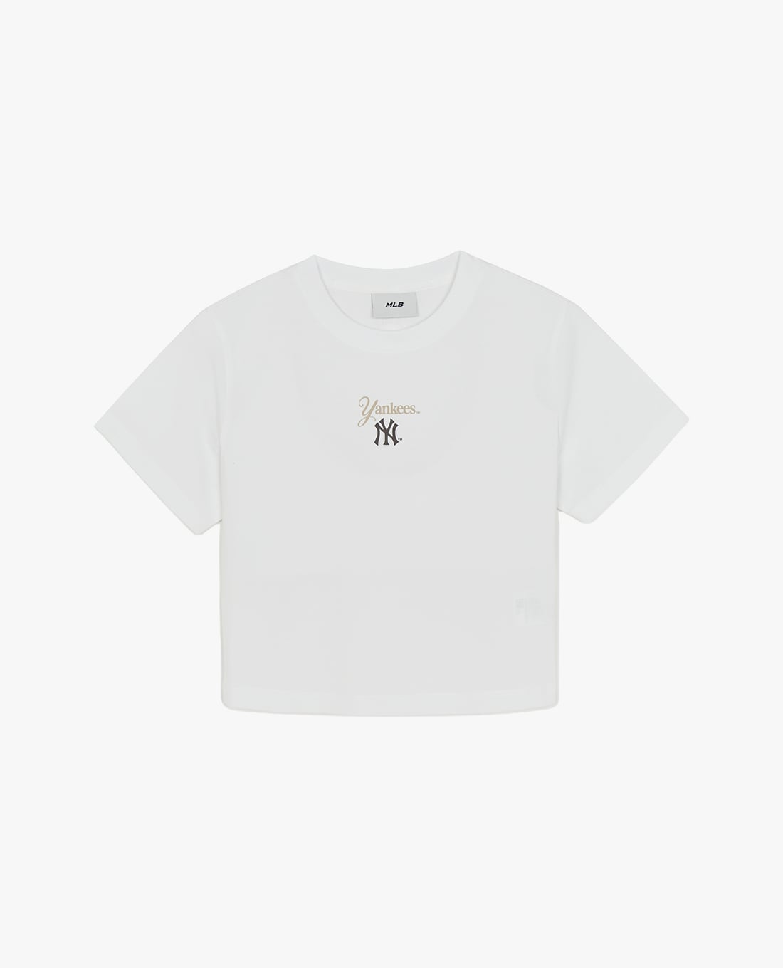 MLB - Áo croptop nữ cổ tròn tay ngắn Sheriff Logo