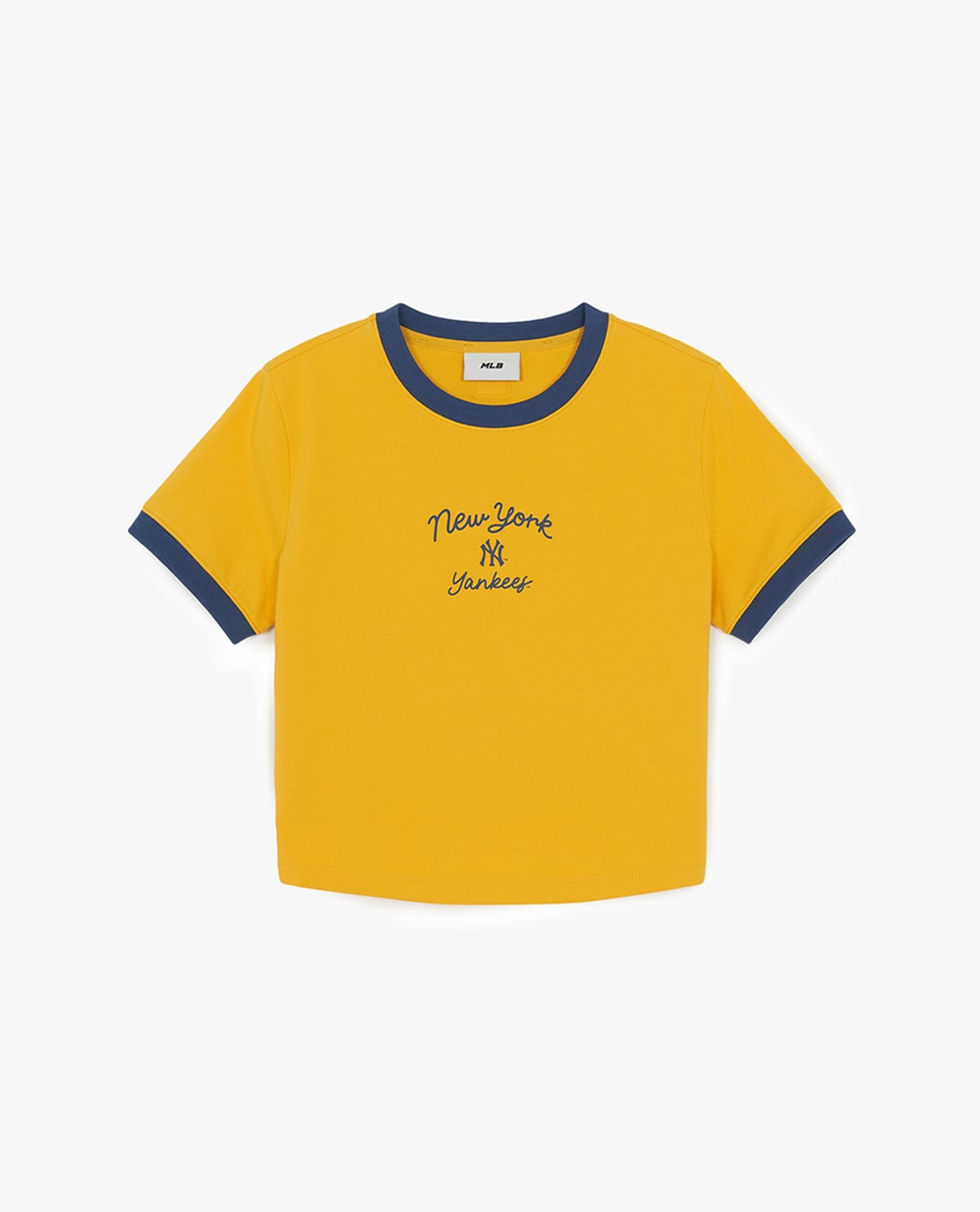 MLB - Áo croptop nữ cổ tròn tay ngắn Sportive