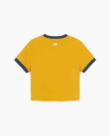  MLB - Áo croptop nữ cổ tròn tay ngắn Sportive 