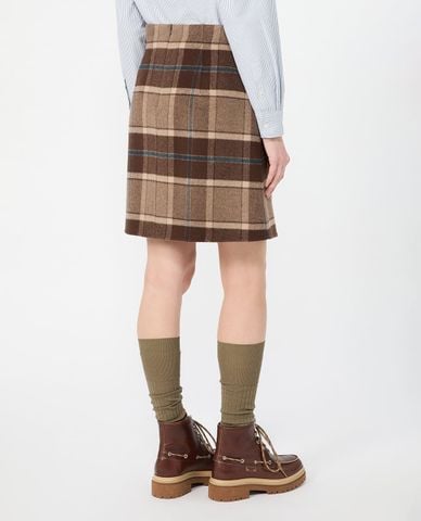 WEEKEND MAX MARA - Chân váy chữ A mini kẻ caro Wkdpesche 