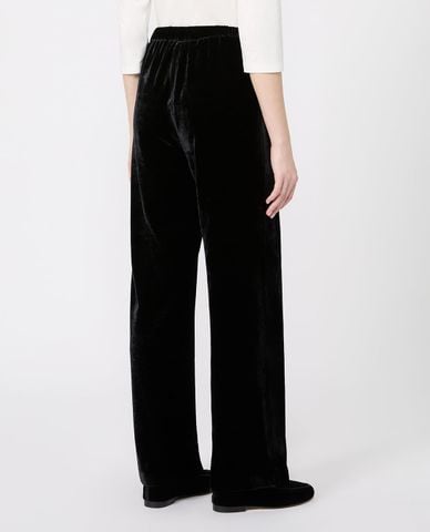  WEEKEND MAX MARA - Quần nữ ống rộng lưng thun Wkiedro 