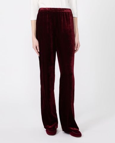  WEEKEND MAX MARA - Quần nữ ống rộng lưng thun Wkiedro 