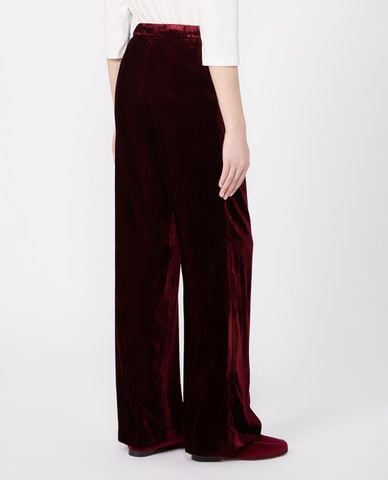  WEEKEND MAX MARA - Quần nữ ống rộng lưng thun Wkiedro 