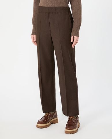  WEEKEND MAX MARA - Quần nữ ống đứng xếp li Wkdhateley 