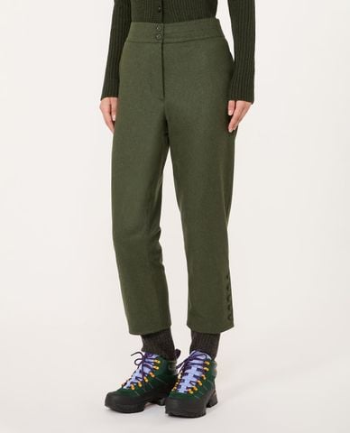  WEEKEND MAX MARA - Quần nữ ống đứng khuy đôi Wkspiega 