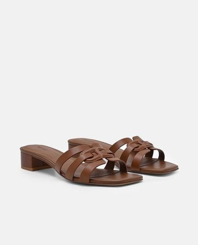  PEDRO - Giày mules nữ cao gót hở mũi Carmel 