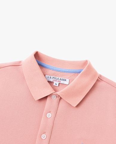  USPA - Áo polo nam cổ bẻ tay ngắn thêu logo 