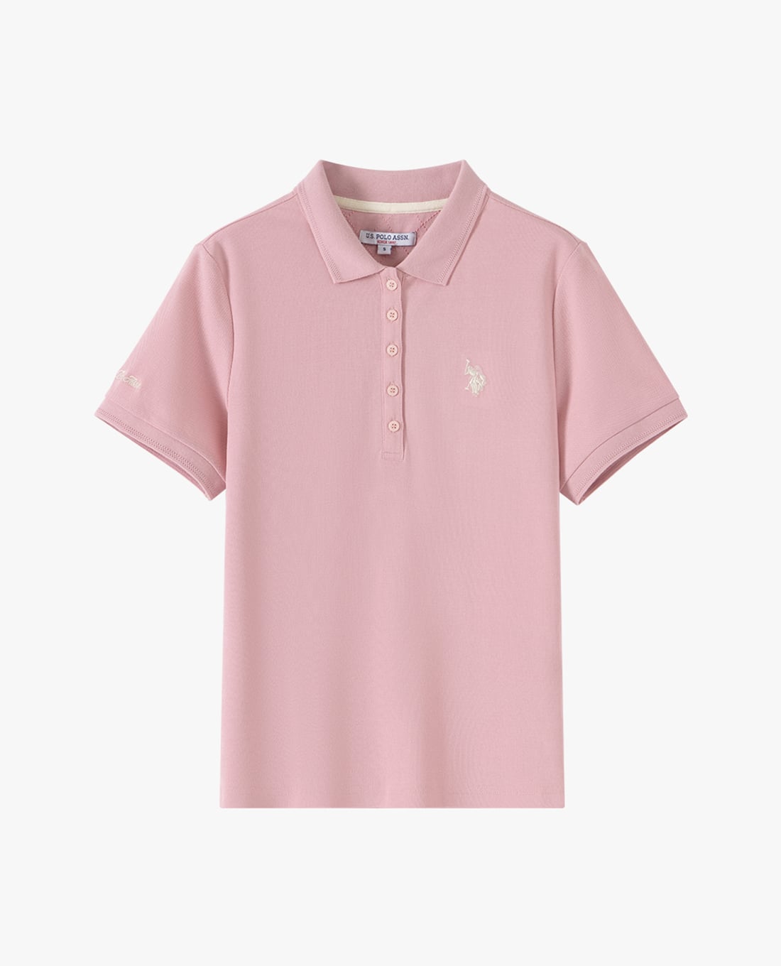 USPA - Áo polo nữ cổ bẻ tay ngắn thêu logo