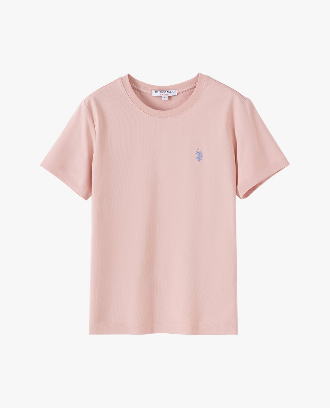 USPA - Áo thun nữ cổ tròn tay ngắn thêu logo