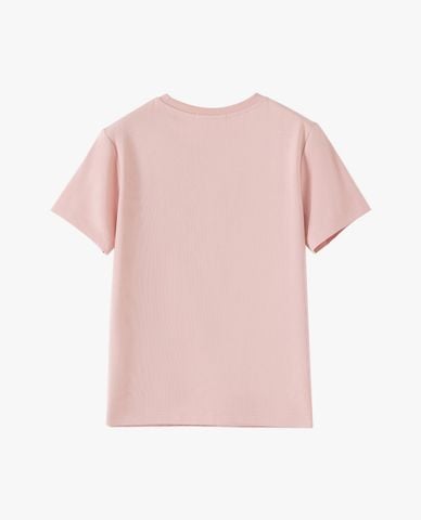  USPA - Áo thun nữ cổ tròn tay ngắn thêu logo 