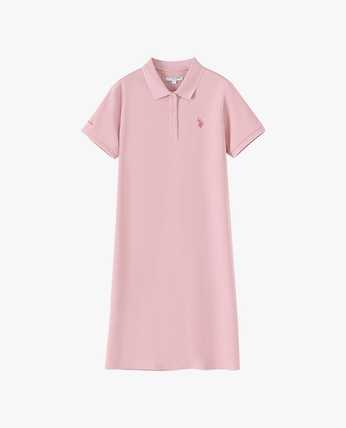 USPA - Đầm polo mini tay ngắn phom suông