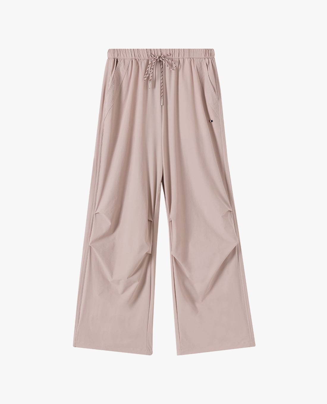 USPA - Quần nữ ống rộng xếp nếp lưng thun