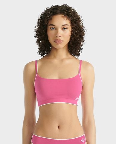  ADIDAS - Áo bra nữ phối logo Adicolor Comfort Flex Cotton Scoop 