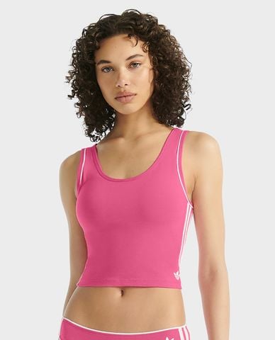  ADIDAS - Áo croptop nữ thể thao hai dây phom ôm 