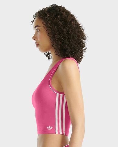  ADIDAS - Áo croptop nữ thể thao hai dây phom ôm 