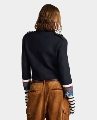  DSQUARED2 - Áo khoác croptop nữ hai hàng nút 