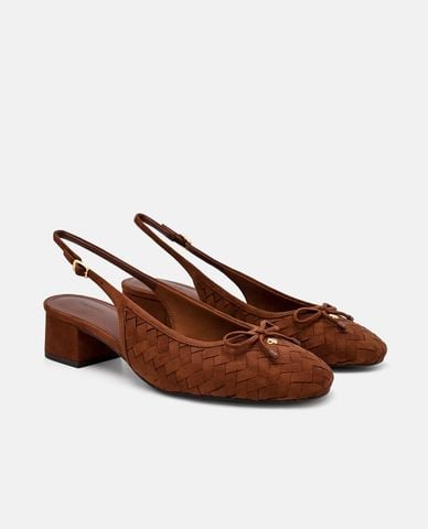  PEDRO - Giày sandals cao gót nữ mũi tròn Anna 
