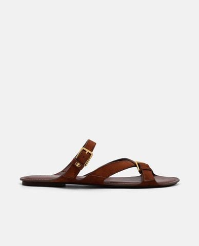 PEDRO - Giày sandals nữ đế bệt quai chéo 