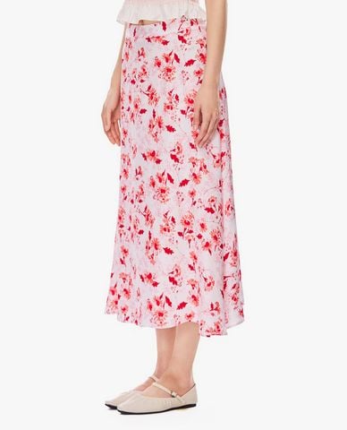  GIGI - Chân váy phom suông midi họa tiết hoa 