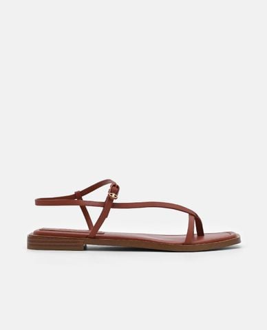  PEDRO - Giày sandals nữ đế bệt mũi vuông Ashby 