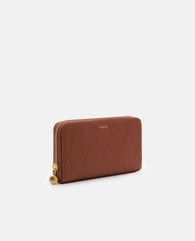  PEDRO - Ví nữ dáng dài Quilted Leather 