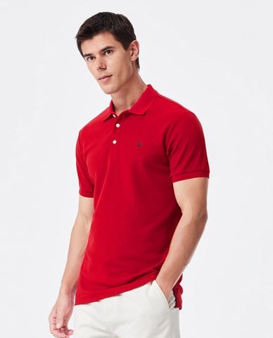  USPA - Áo polo nam cổ bẻ tay ngắn thêu logo 