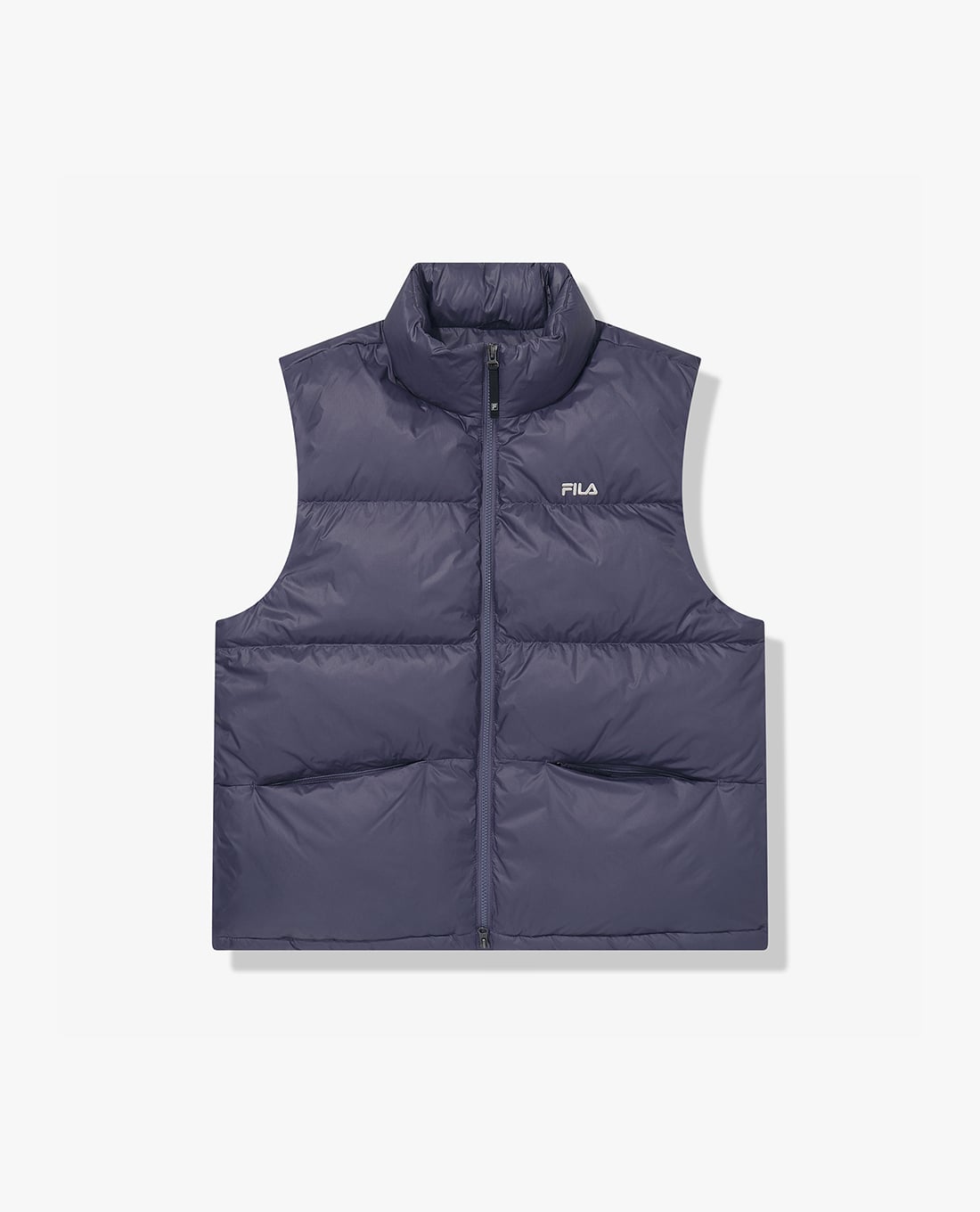 FILA - Áo khoác gilet phao unisex cổ cao Ripstop