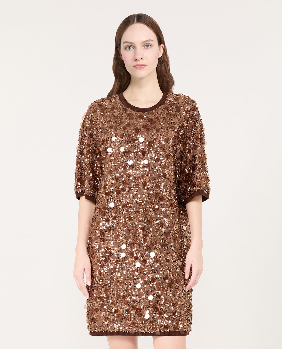 WEEKEND MAX MARA - Đầm mini đính sequin Wkieburnea