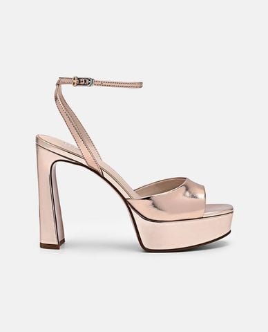  PEDRO - Giày sandals cao gót nữ mũi vuông Leather 