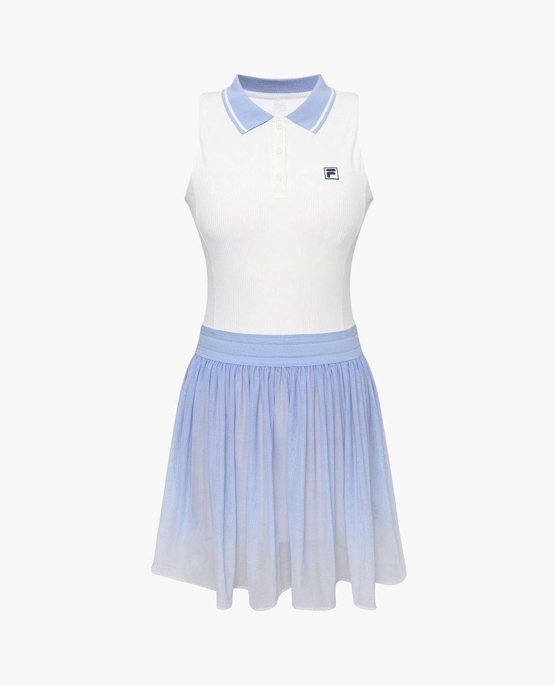 FILA - Đầm thể thao mini cổ bẻ sát nách