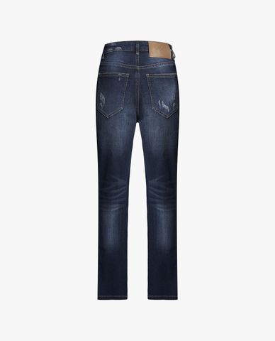  GIGI - Quần jeans nữ phom ôm phối wash bạc năng động 