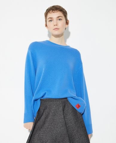  MAX&Co. - Áo dệt kim nữ cổ tròn tay dài Paprica 