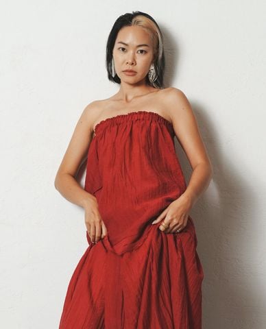  THOME - Áo kiểu nữ dáng quây cúp ngực Nhị Trúc 