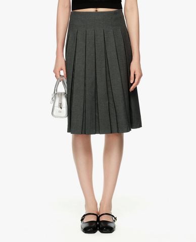  GIGI - Chân váy xếp li midi thời trang 