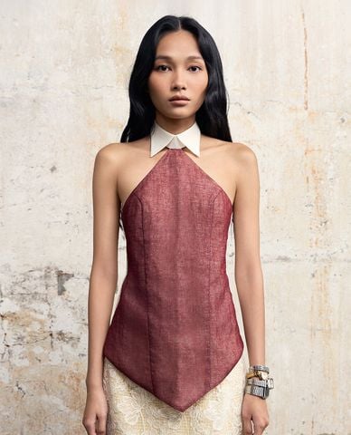  THOME - Áo kiểu nữ cổ yếm Ả Đào 