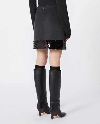  WEEKEND MAX MARA - Chân váy chữ A mini đính sequin Bronte 
