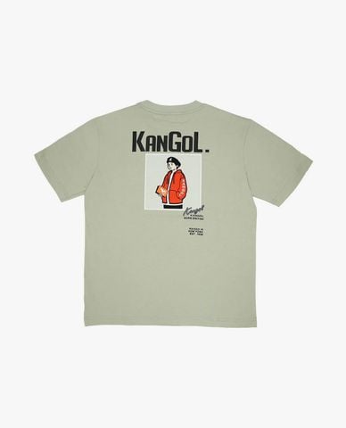  KANGOL - Áo thun unisex tay ngắn in họa tiết 