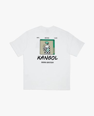  KANGOL - Áo thun unisex tay ngắn in họa tiết 
