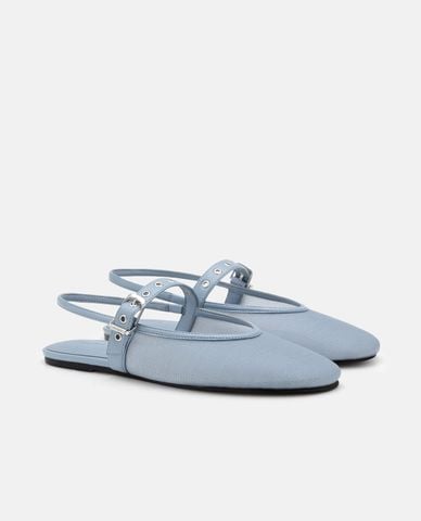  PEDRO - Giày búp bê nữ đế bệt mũi tròn Agnes 