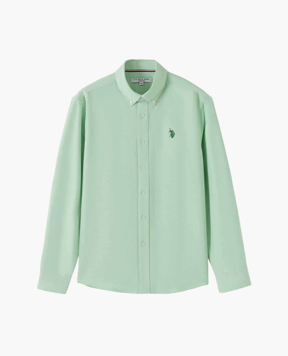 USPA - Áo sơ mi nam cổ bẻ tay dài thêu logo