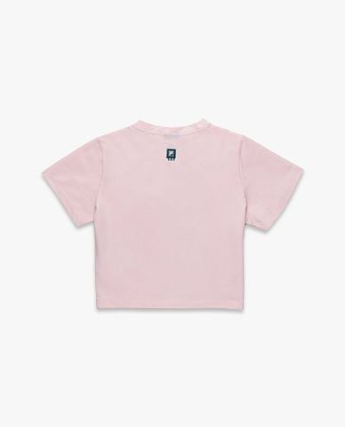  FILA - Áo croptop nữ cổ tròn tay ngắn Origin 