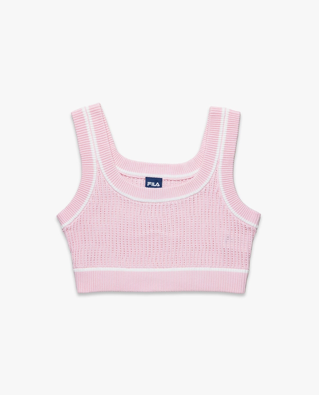 FILA - Áo hai dây nữ dệt kim phom croptop Origin